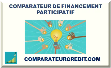 COMPARATEUR DE FINANCEMENT PARTICIPATIF